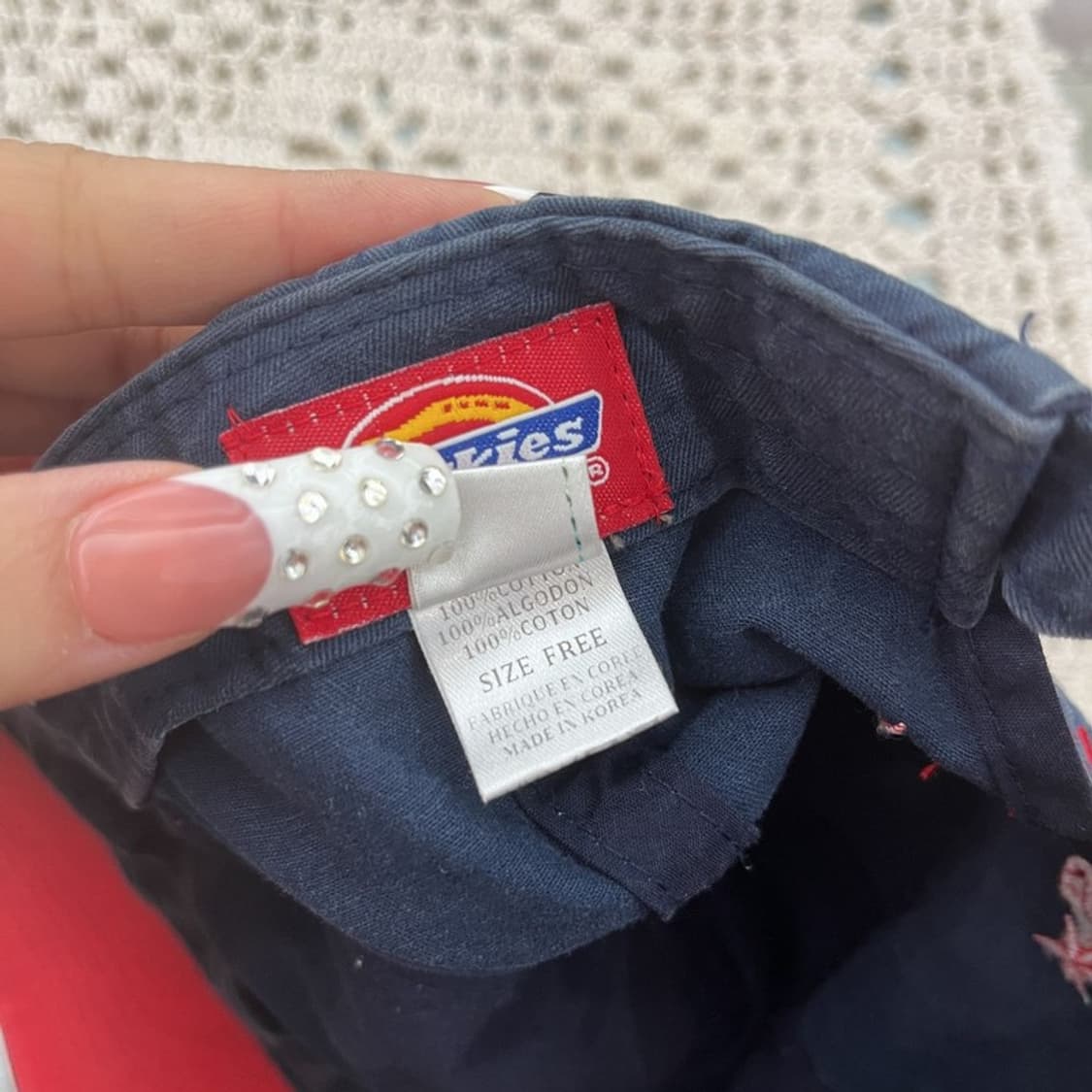 디키즈 올드스쿨 레트로 키치 핑크로고 볼캡 C10203 상품이미지5