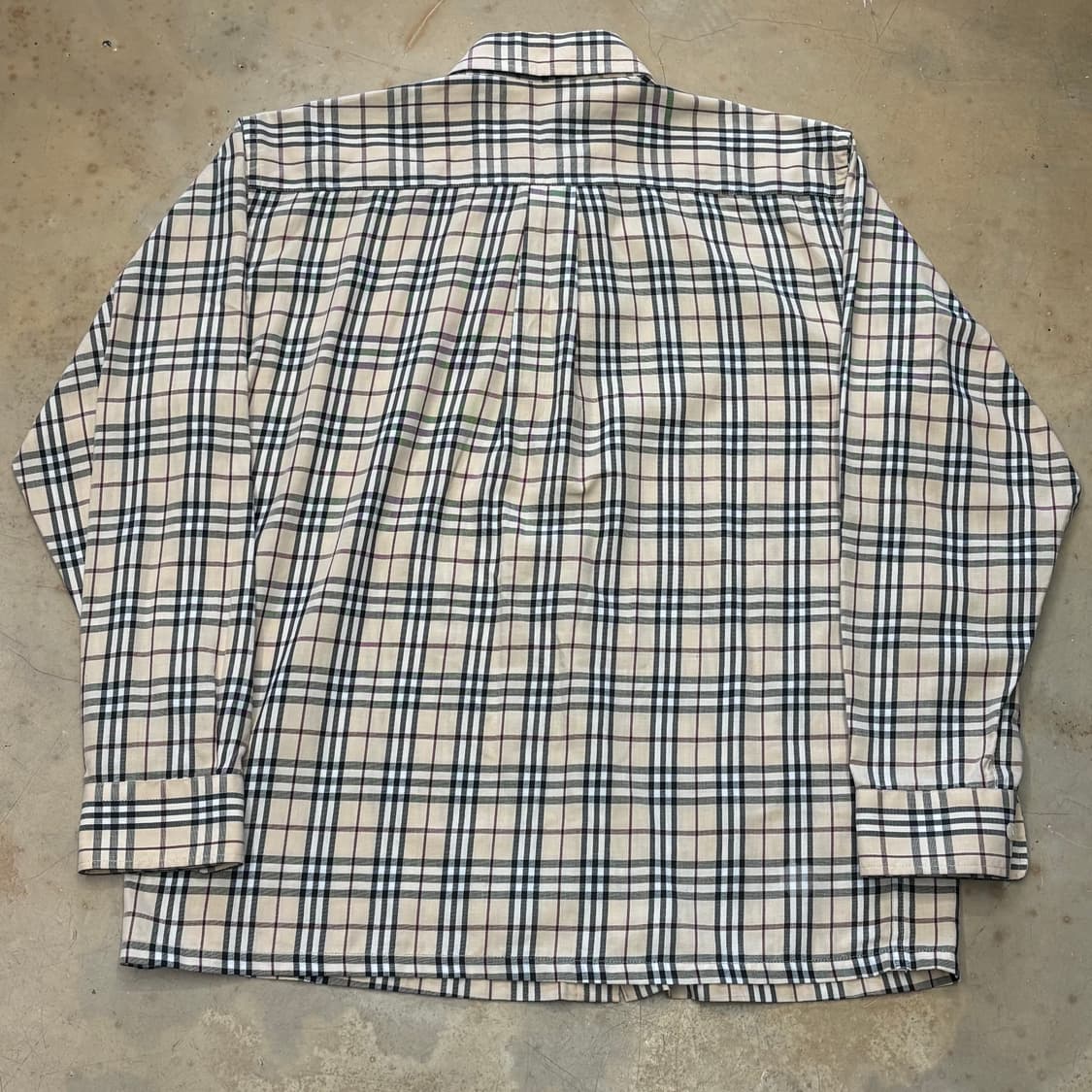 L 버버리 체크 셔츠 상품이미지3