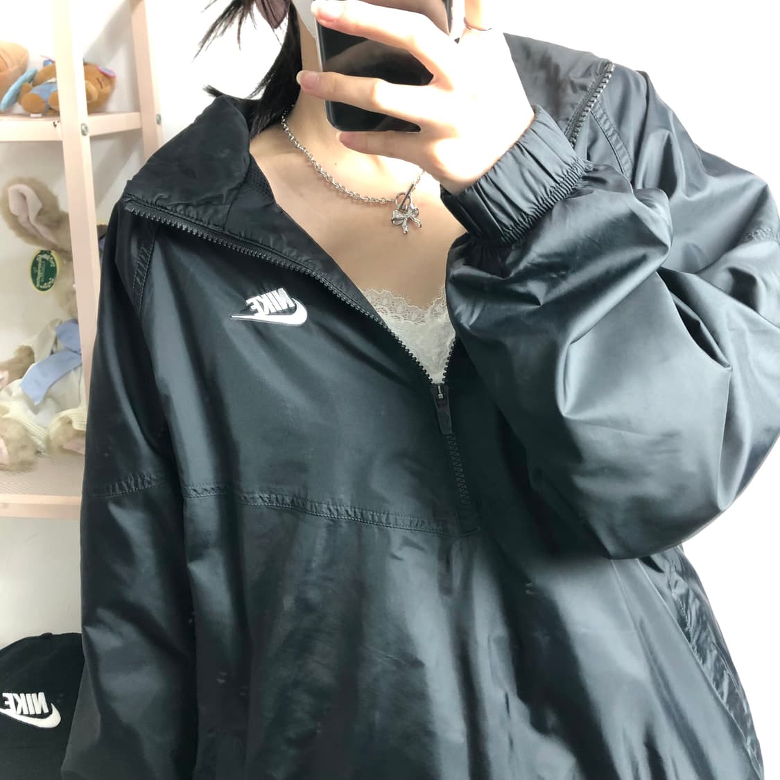 나이키 동그리 새상품급 반집업 바람막이 상품이미지2