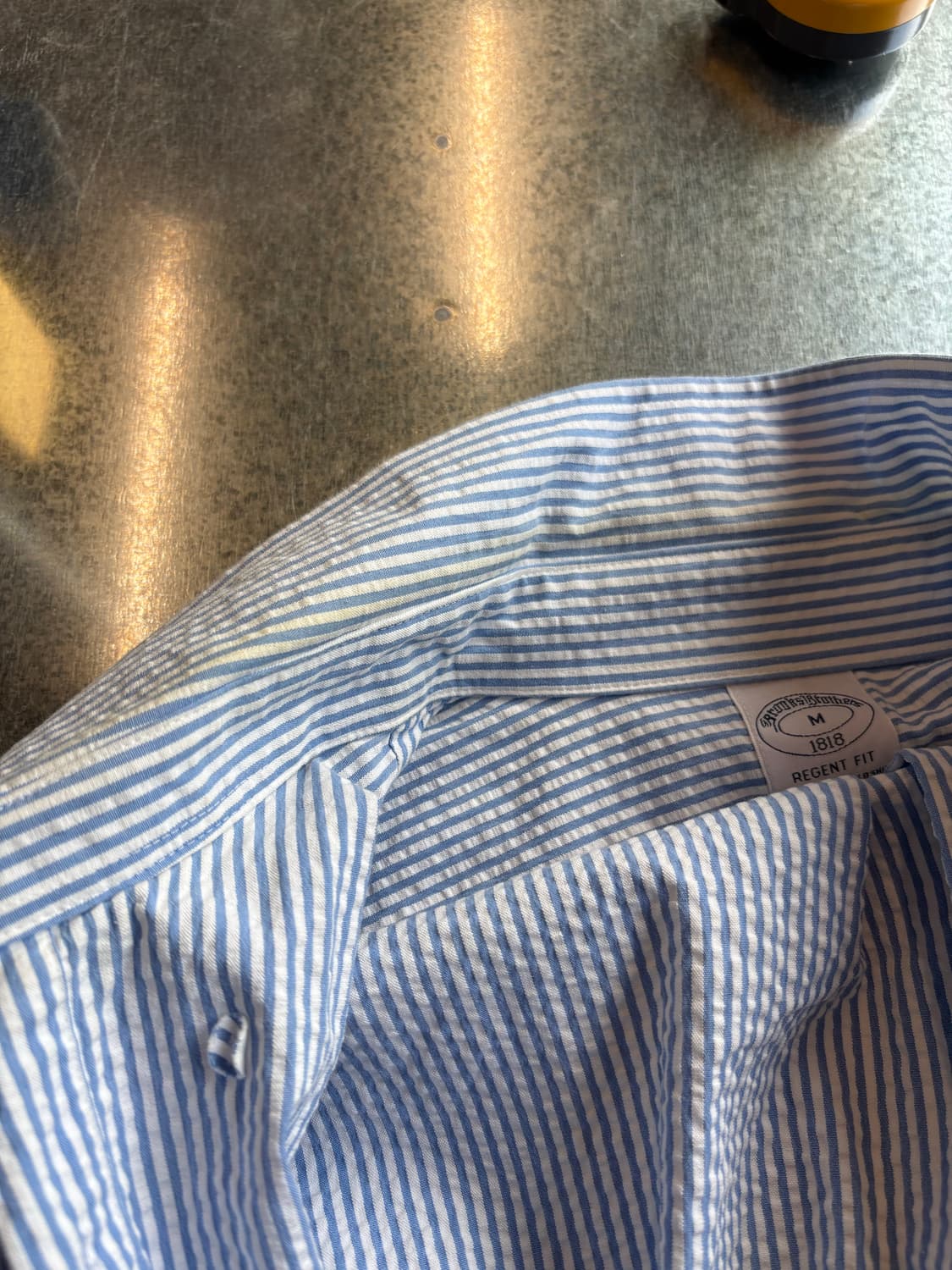 브룩스 브라더스 시어서커 스트라이프 폴로 셔츠 상품이미지7