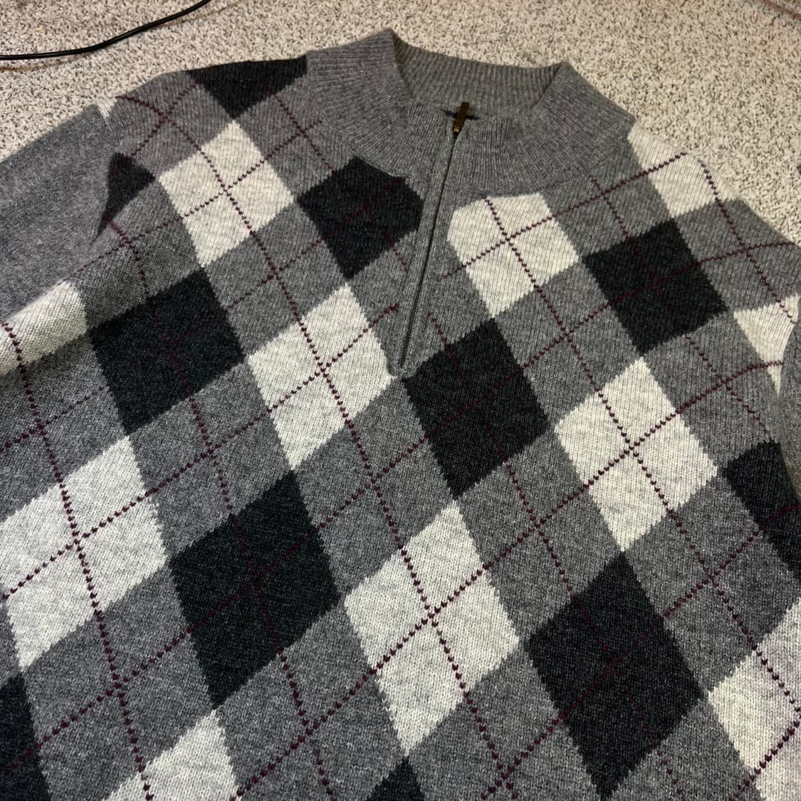 브룩스 브라더스 아가일 울 니트 상품이미지2