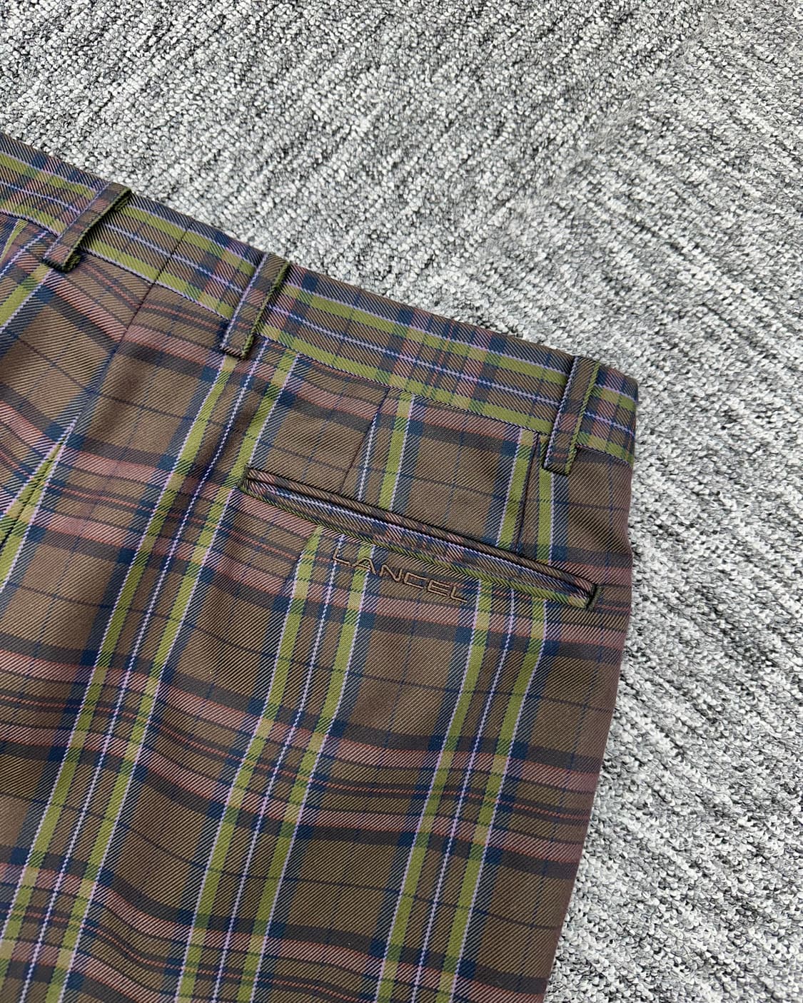 (허단40)90'S LANCEL 체크 슬렉스-M1257 상품이미지5