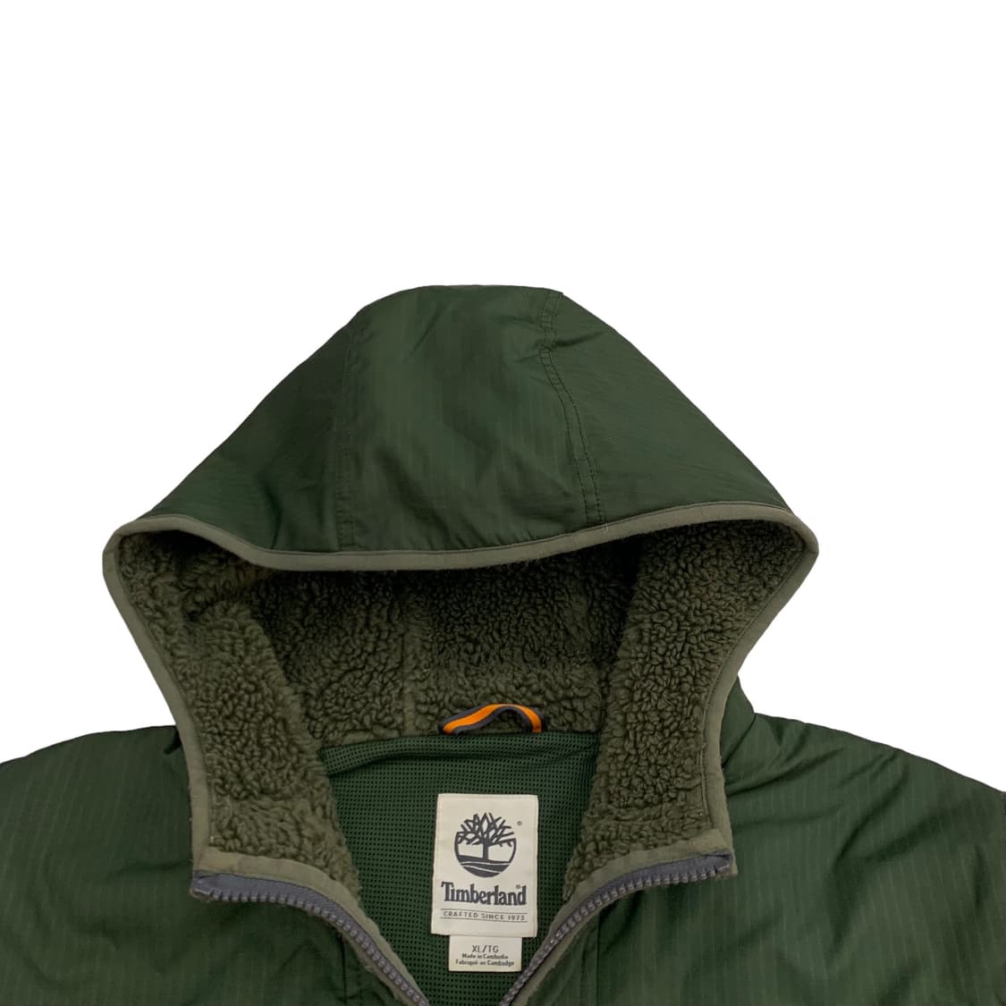 팀버랜드 카키 후리스 후드자켓 상품이미지3