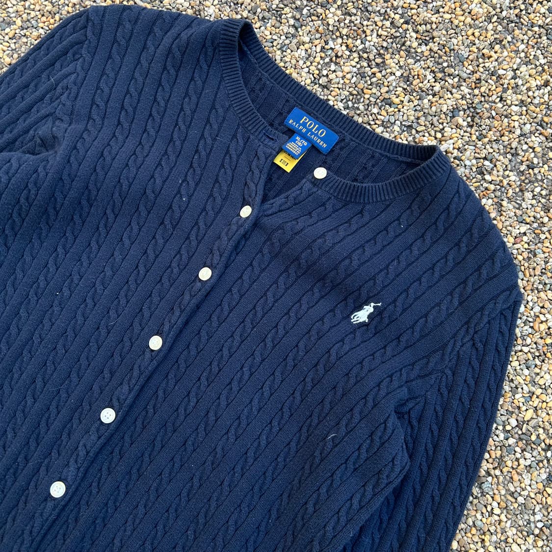 폴로(POLO RalphLauren)네이비 케이블 가디건 상품이미지2