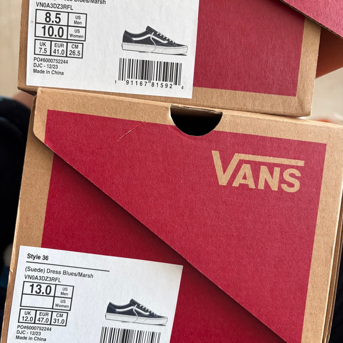 [새상품]반스 스타일36 드레스블루 265 310 상품이미지2