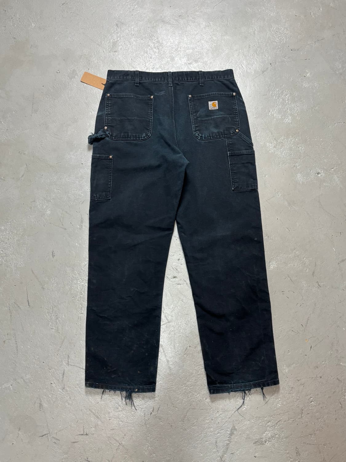 OG USA Made 칼하트 B01 더블니 블랙 칼하트 썩블니 카펜터 상품이미지4