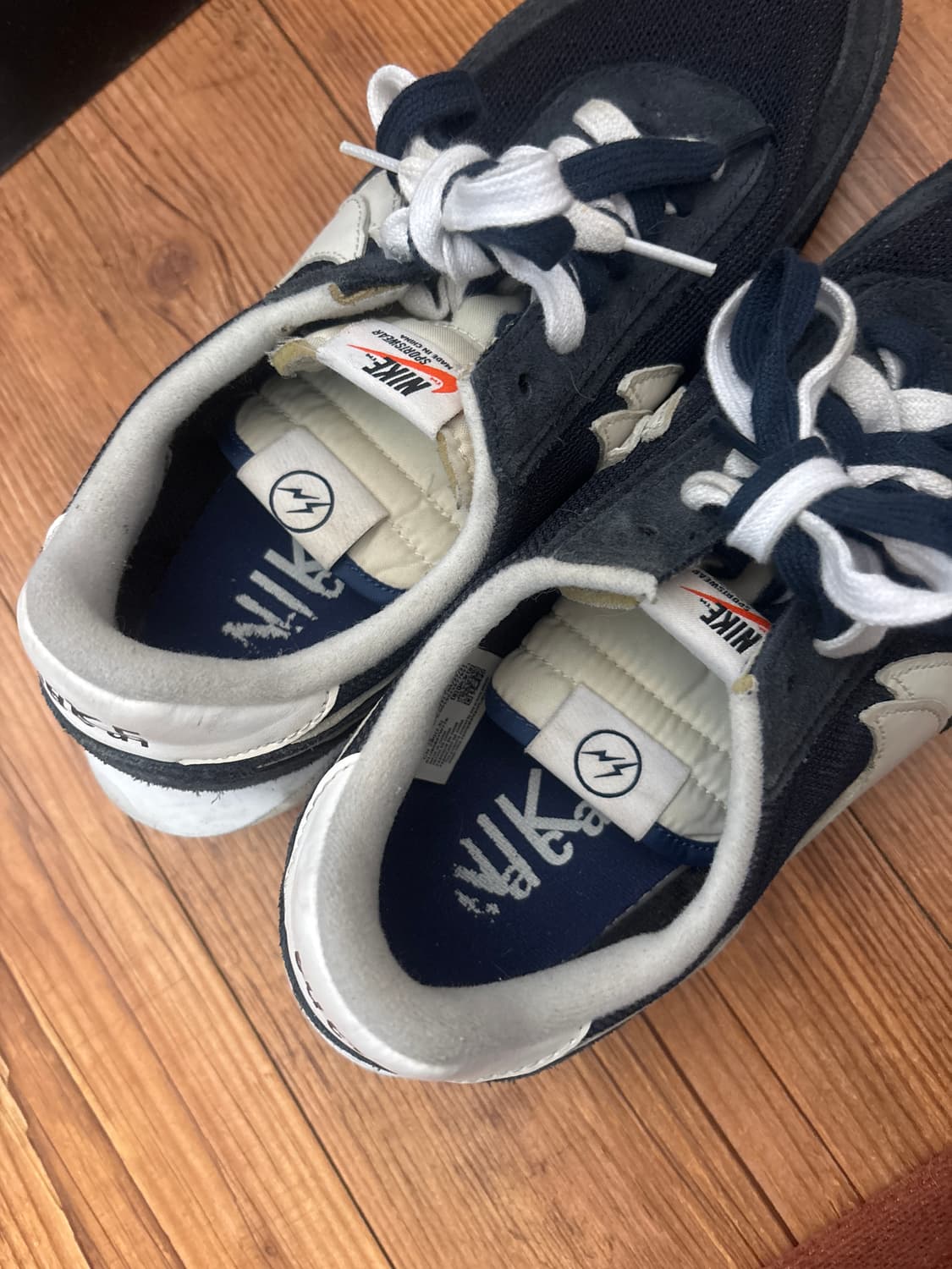 나이키 사카이 프라그먼트 정품 네이비 275 상품이미지4