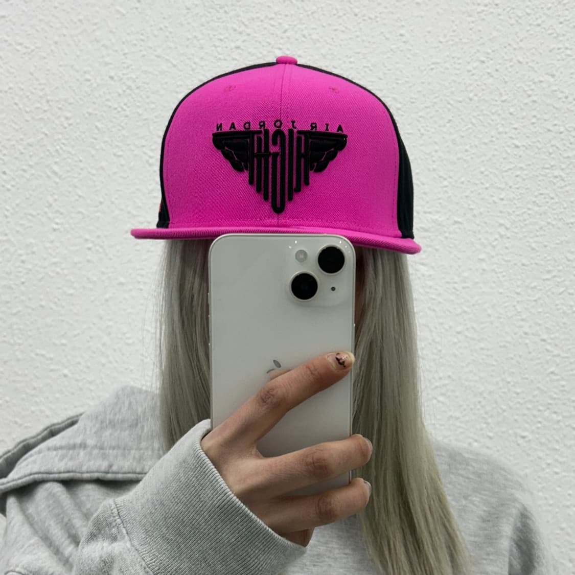 조던 에어 핑크배색 스냅백 상품이미지1