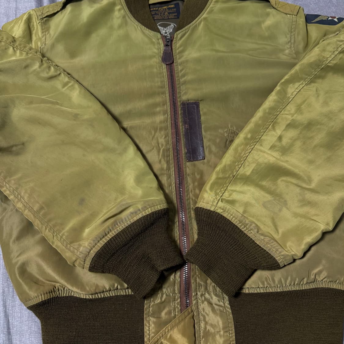 [38]버즈릭슨 L-2 올리브 항공점퍼 상품이미지5