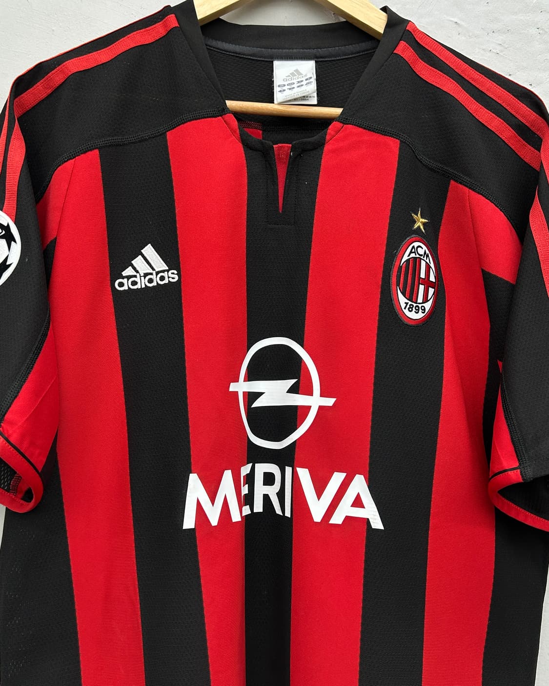 아디다스 03-04 AC밀란 홈 챔스킷 No.22 히카르두 카카 상품이미지6