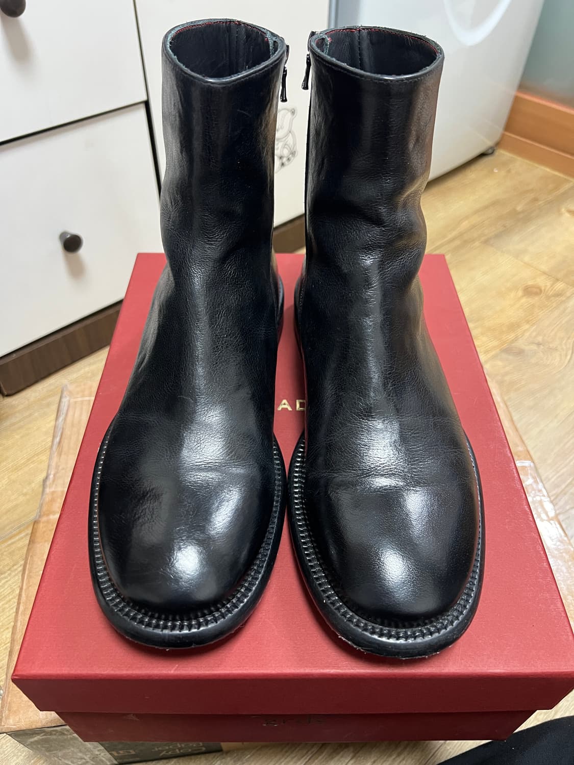 택포40) 그라더스 grds 부츠01 레더 블랙 260 41사이즈 상품이미지1