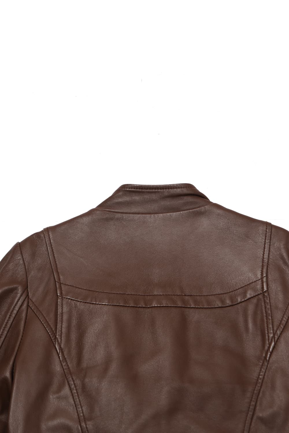 SYSTEM 모카무스 더블 라이더 쉽스킨 가죽 재킷 women S 상품이미지9