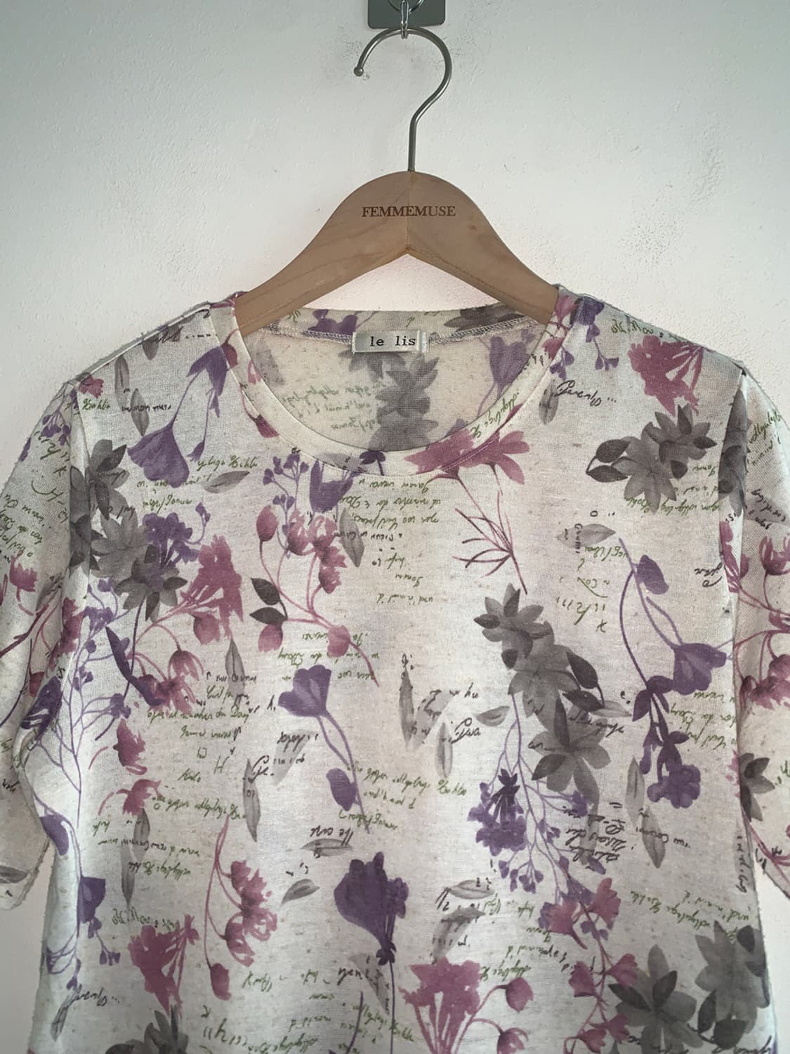 Flower short sleeve t 상품이미지3