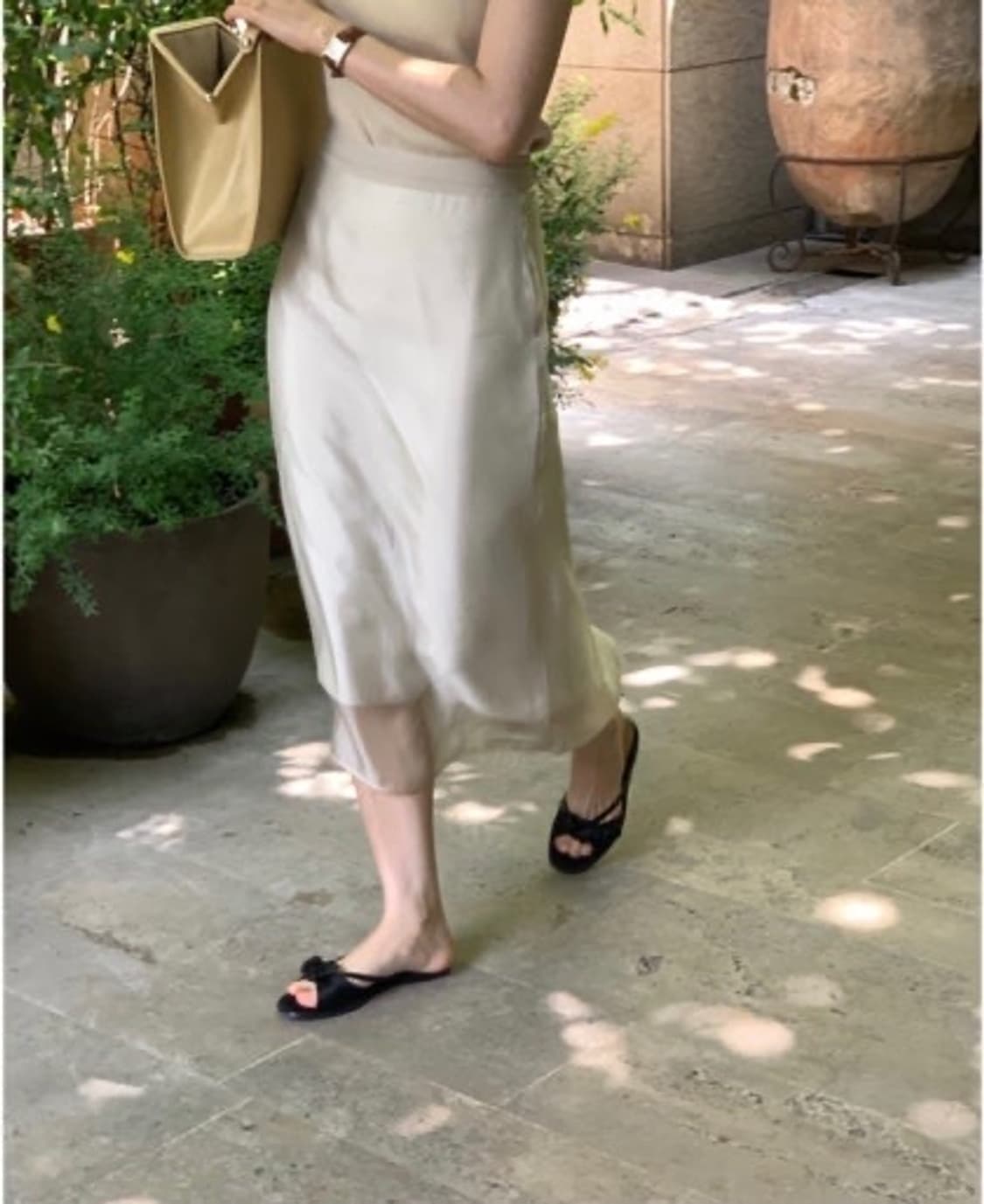 모네마켓 리본빛 ribbonbit 르 모네 스커트 (르모네 스커트) S 상품이미지10