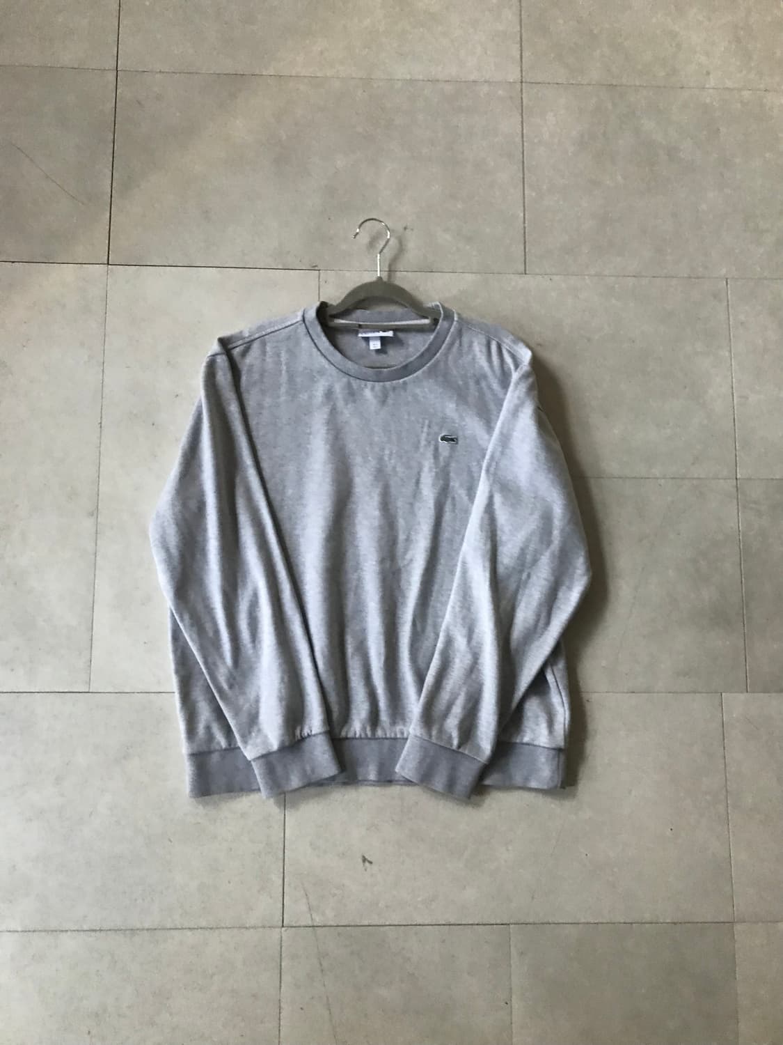 라코스테 연그레이 맨투맨 상품이미지6