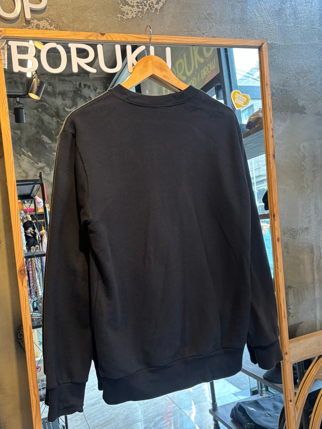 아디다스 블랙 맨투맨 S 상품이미지5