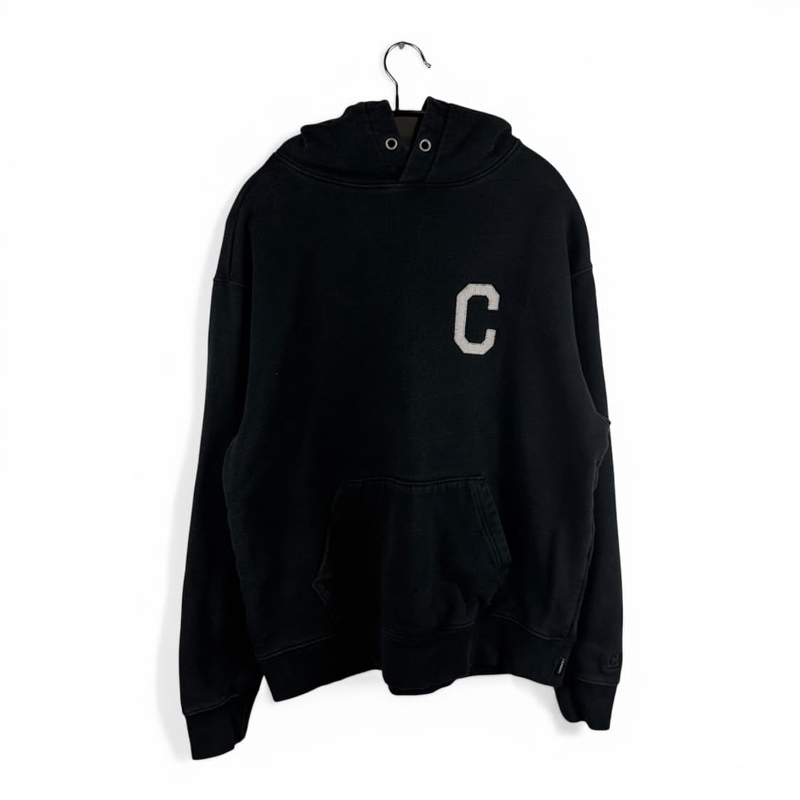 M) 커버낫 C로고 후드 티 블랙 상품이미지1