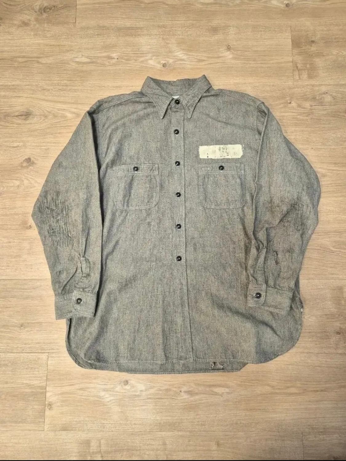 M) Bowwow 바우와우 프리즈너 샴브레이 셔츠 상품이미지1