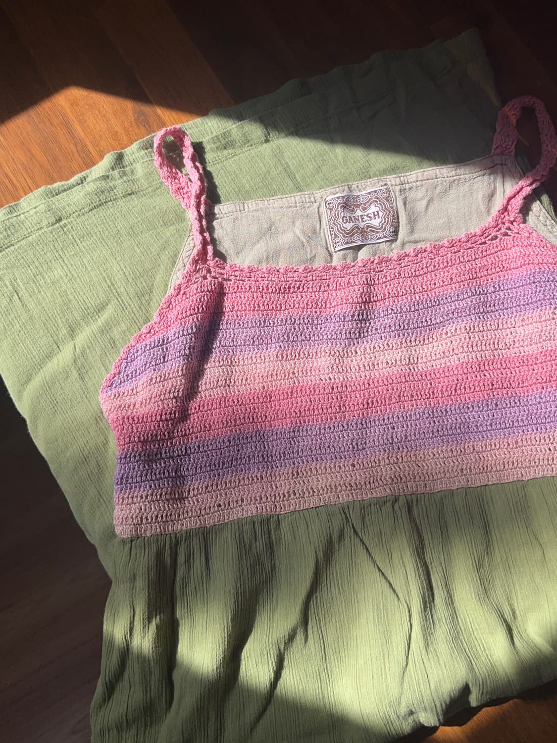 그리너리 빈티지 슬리브리스 원피스 상품이미지1