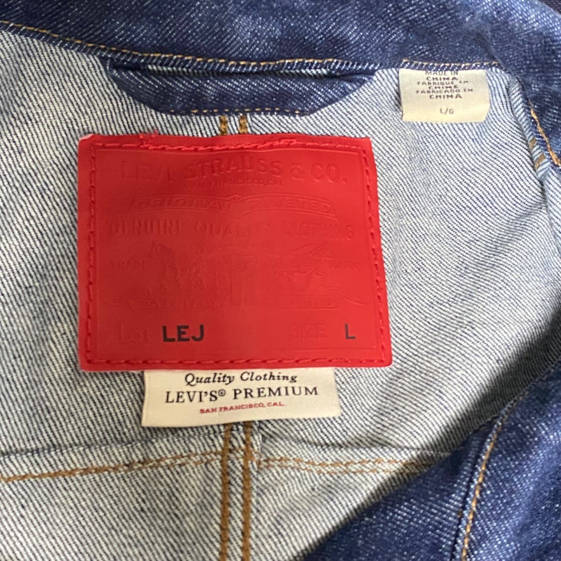 Levi's 리바이스 프리미엄 데님자켓 L 상품이미지5