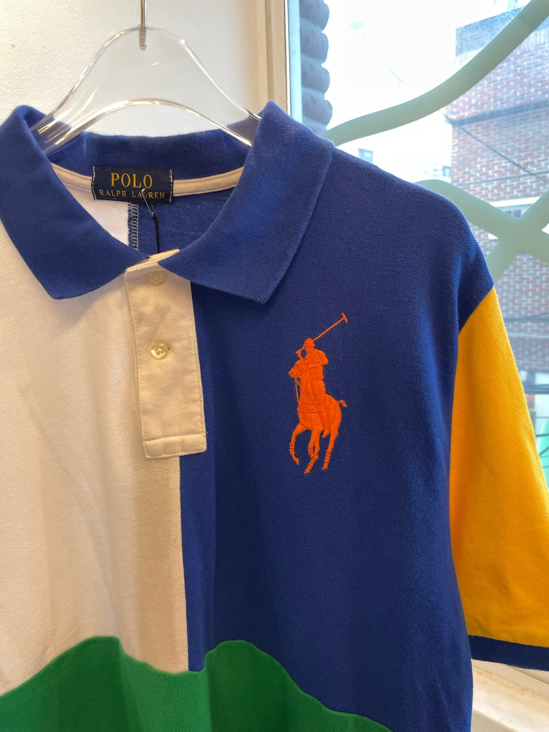 Polo color block collar t  상품이미지2