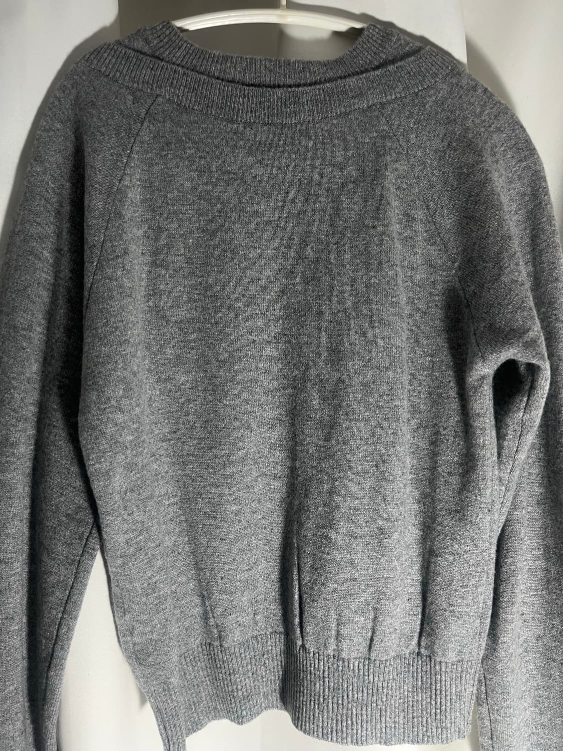 기준_더블넥 가디건 M사이즈 (Melange Grey) 상품이미지8