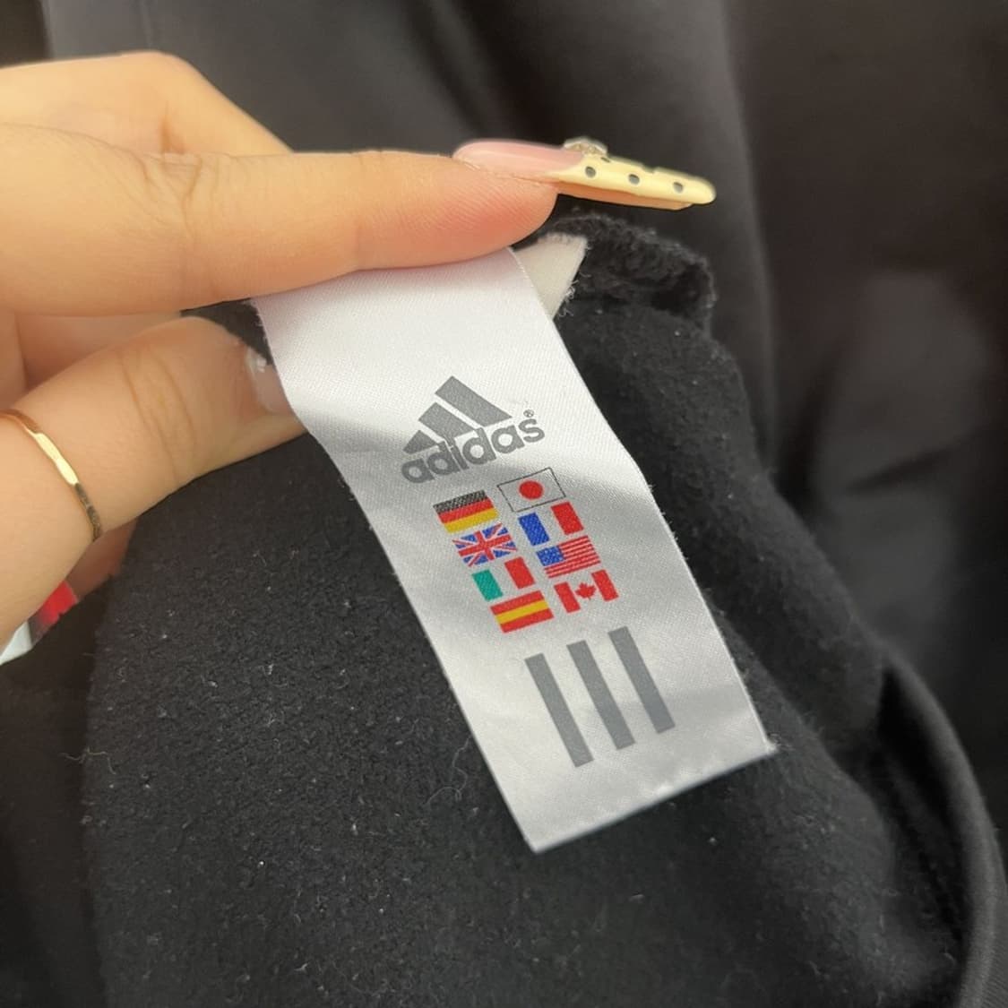 아디다스 올드스쿨 레트로 Y2K 검빨 져지 집업 100 C09960 상품이미지6