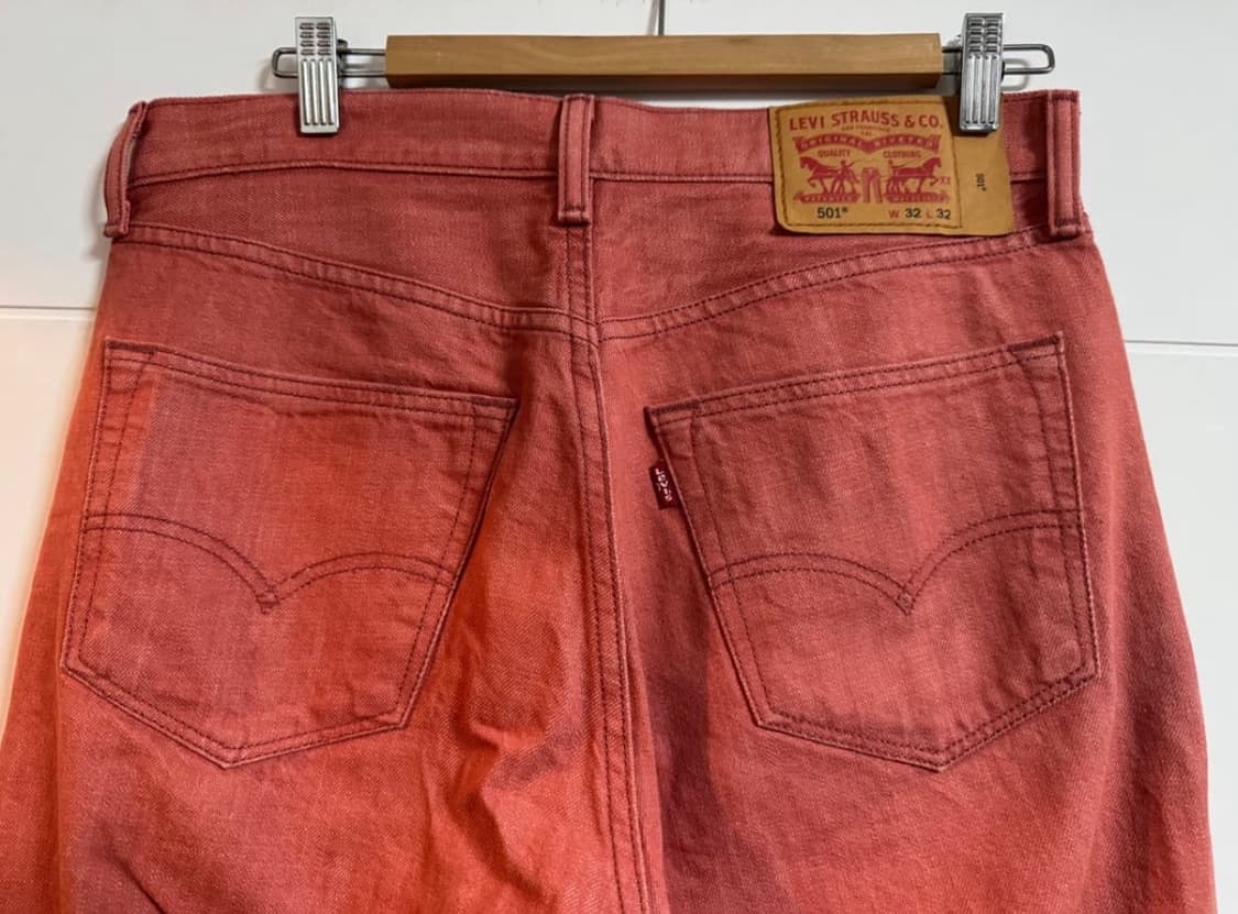 화이트 오크 콘밀 데님 리바이스 501/ 32x 32 상품이미지3