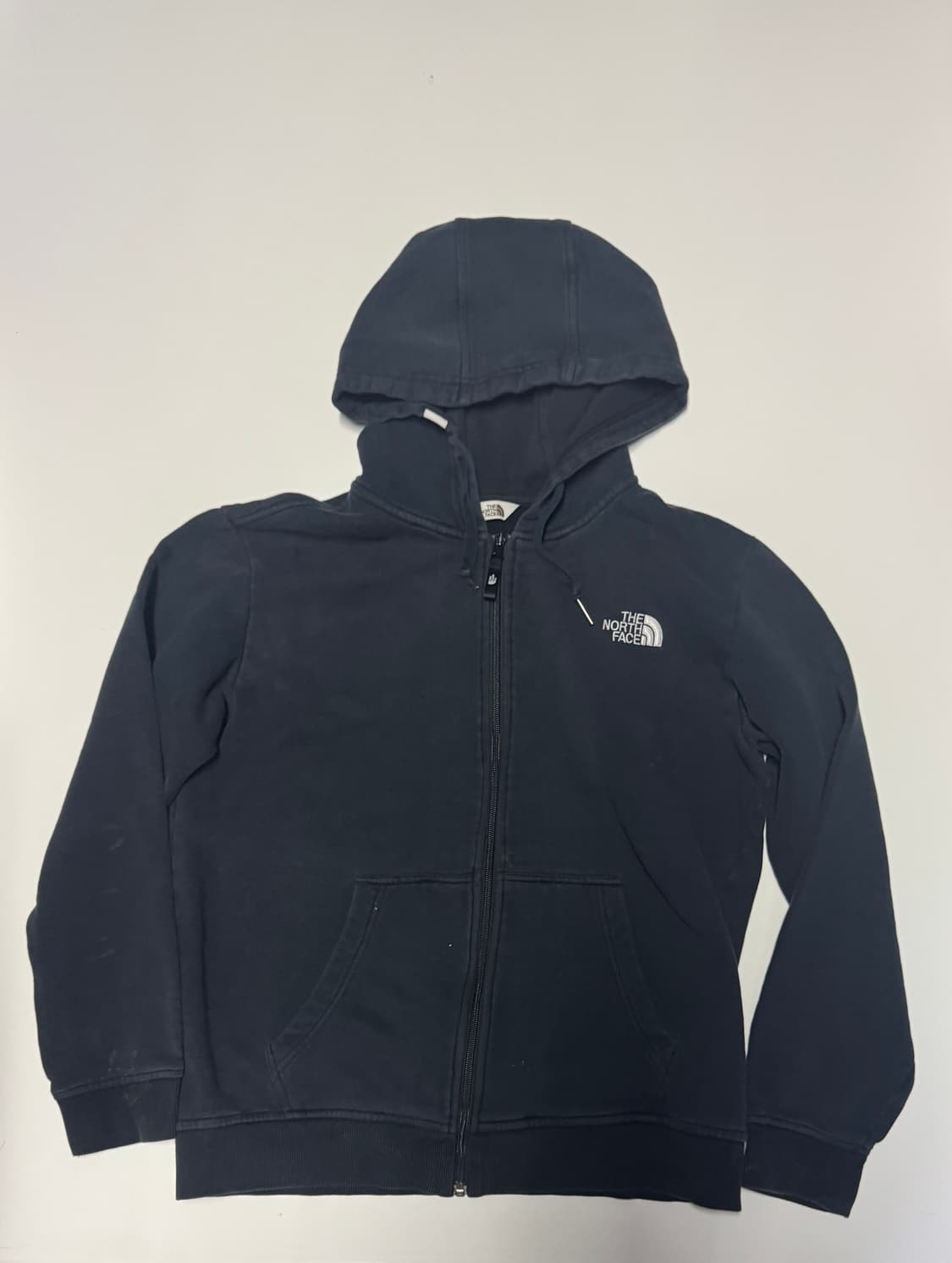 노스페이스 블랙 트레이닝 기모 후드집업 L ~ XL 상품이미지1