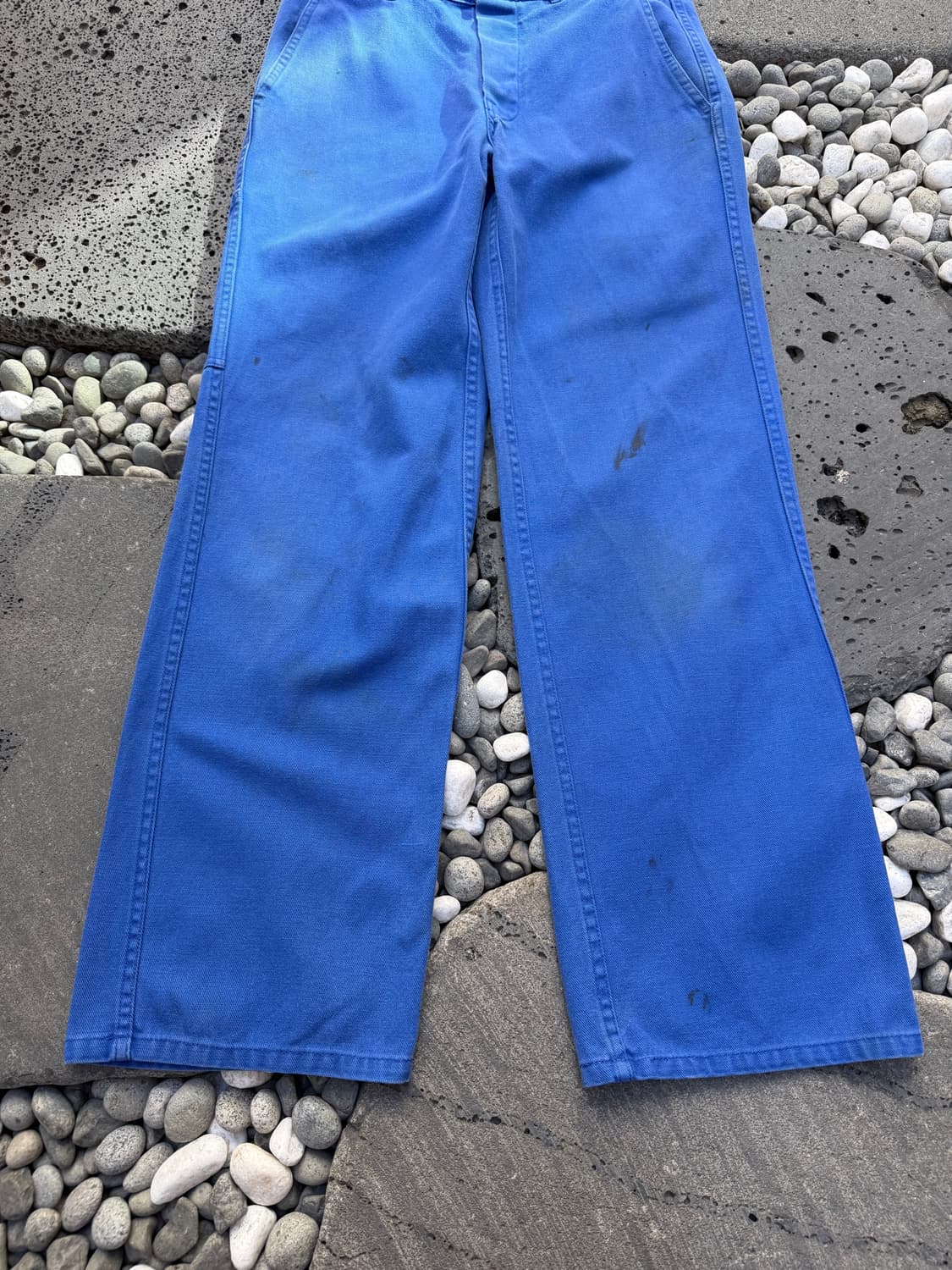 1990s NATURAL DISTRESSED WASHED 프렌치워크팬츠 상품이미지4