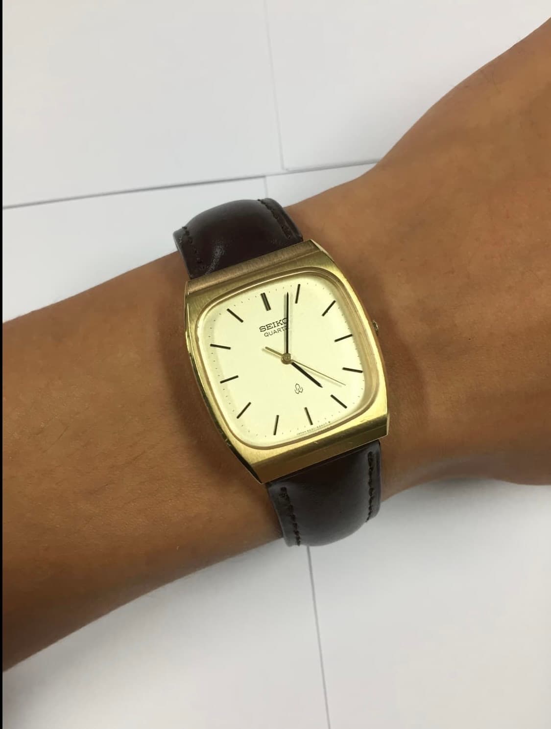 80s 세이코 샤리오 쿼츠 골드 상품이미지5