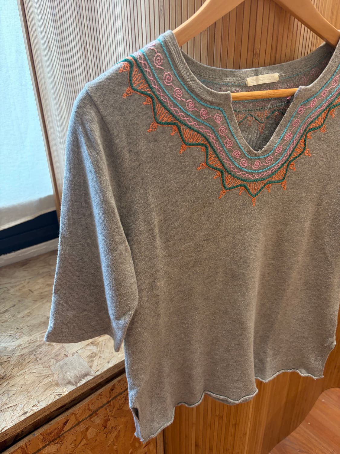 BEAMS BOY Embroidery Knit 상품이미지1