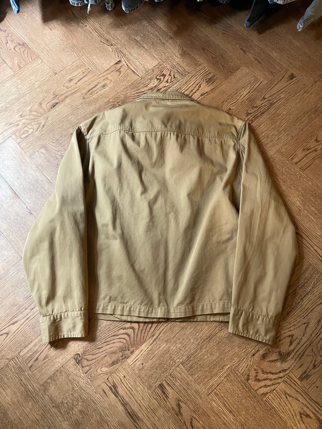 [XL]폴로 랄프로렌 체크 디테일 베이지 베이포트 자켓 상품이미지9