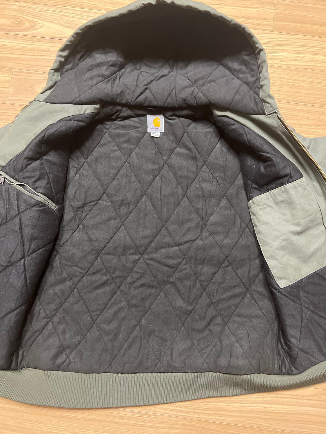 칼하트 모스크린 (US가죽패치)빈티지 상품이미지6