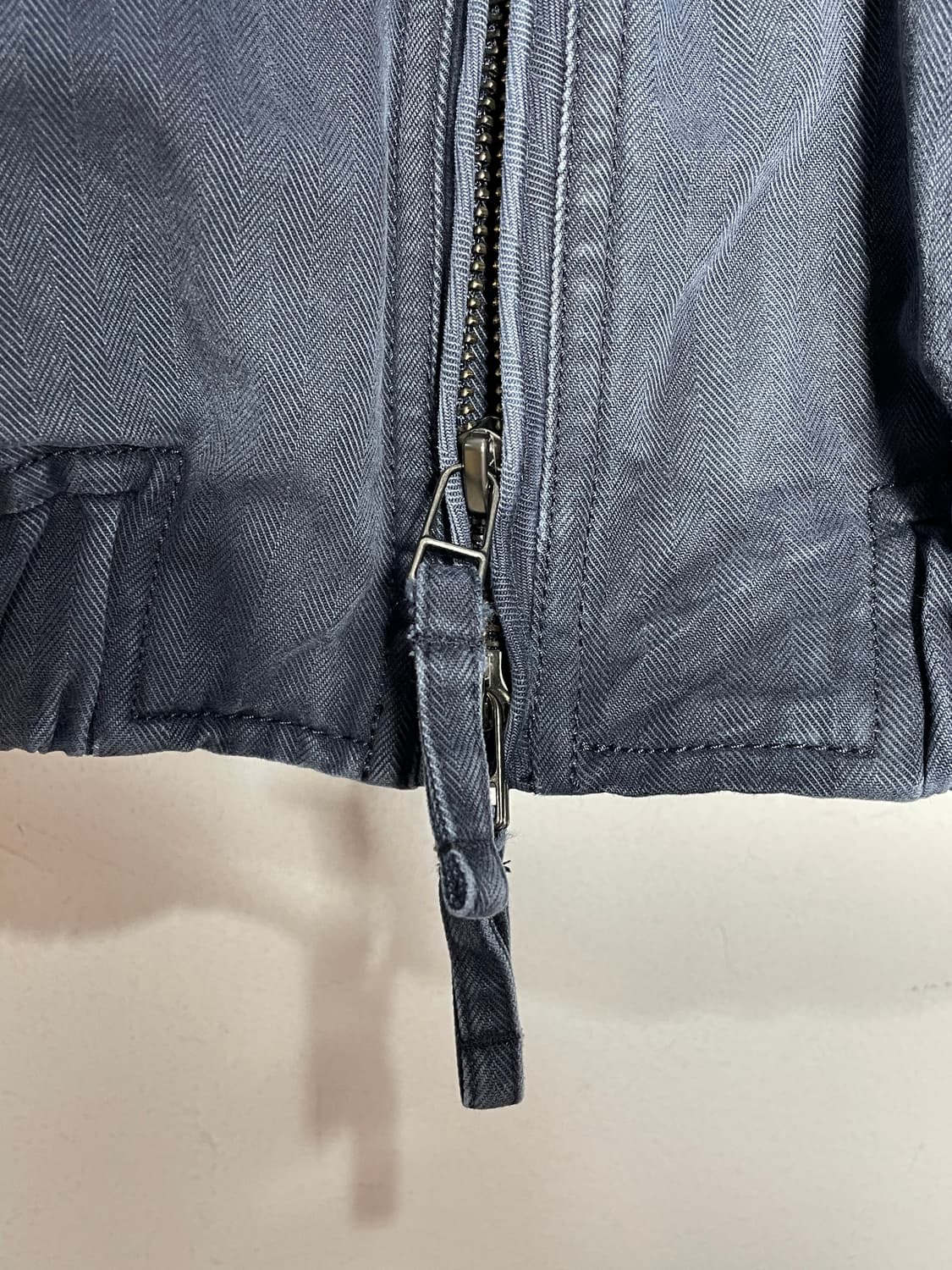 NOTHING WRITTEN 낫띵리튼 워싱 블루종 자켓 상품이미지5