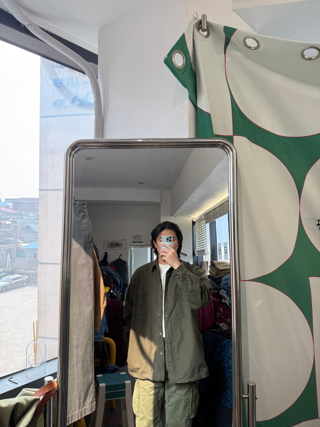 Saftbak 모스그린 셔츠 XL-XXL 상품이미지8