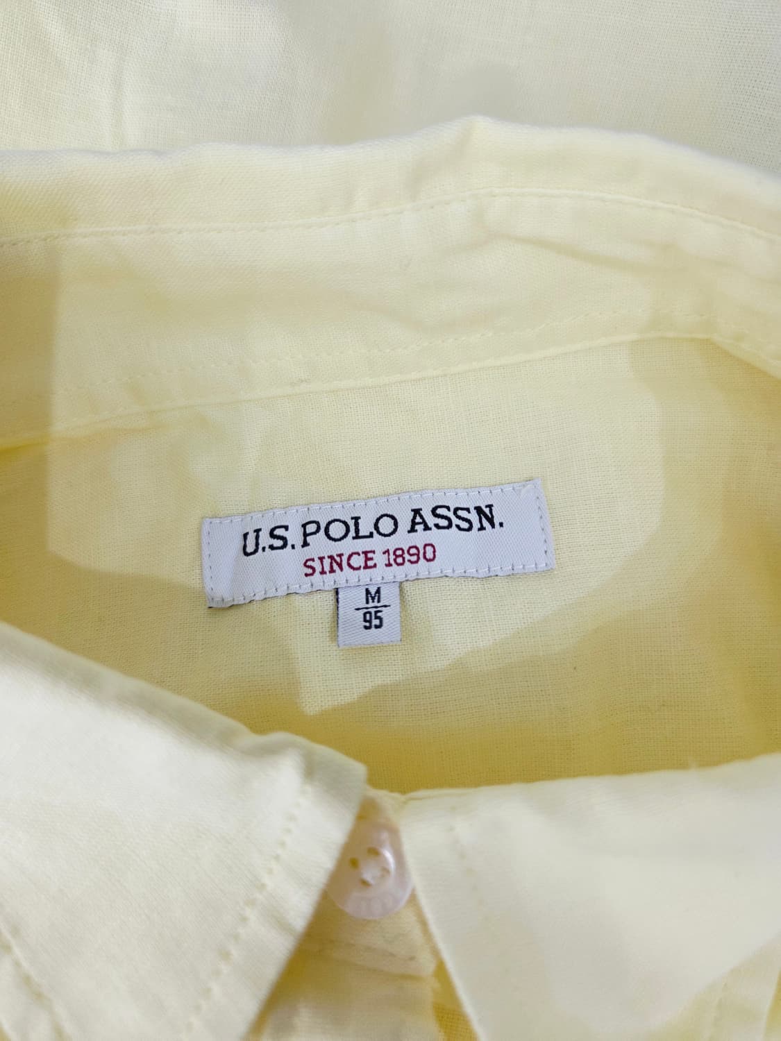 어스폴로. 남자 옐로우 마 셔츠_95 상품이미지6