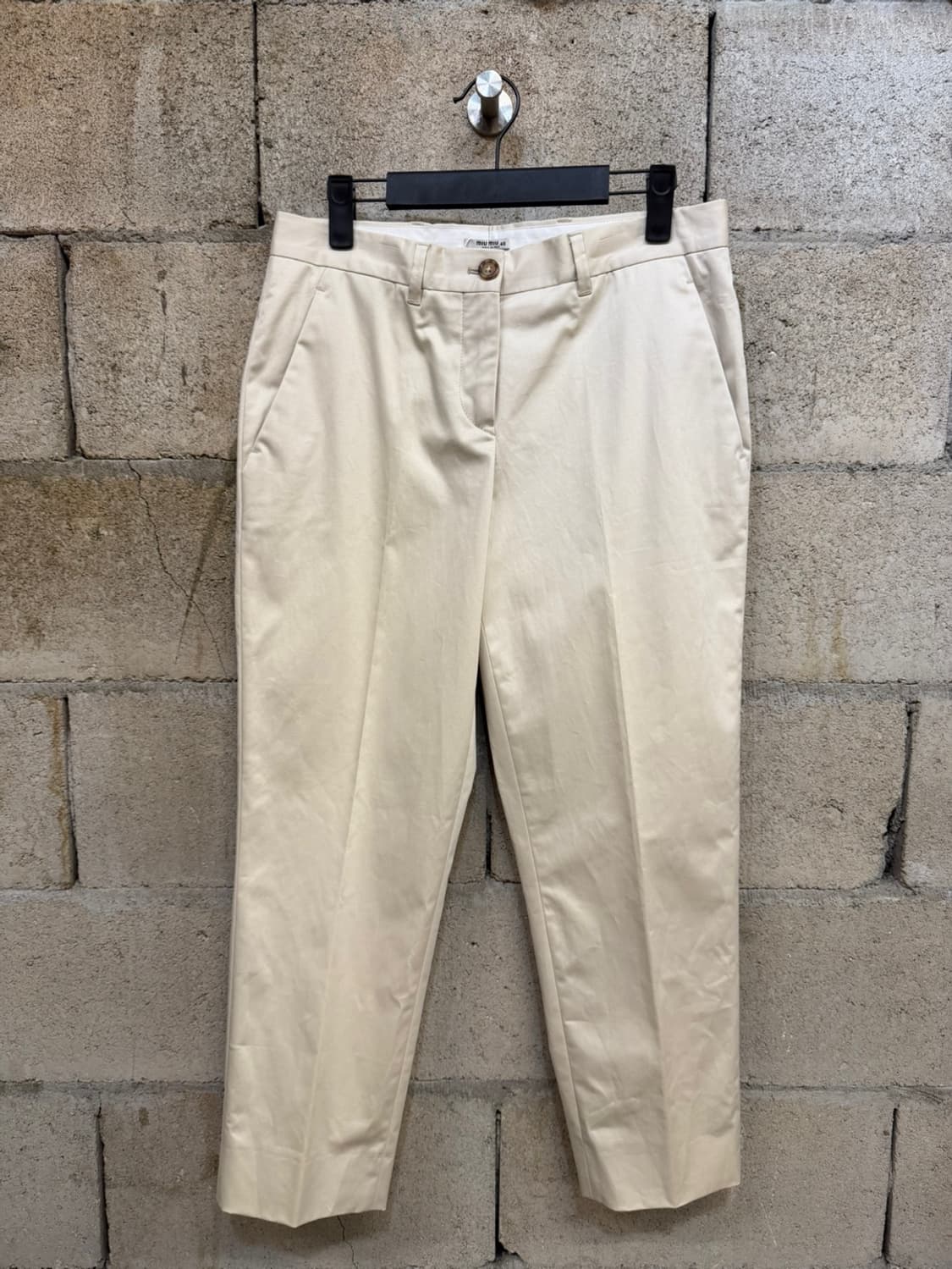 미우 미우 코튼 팬츠 상품이미지1