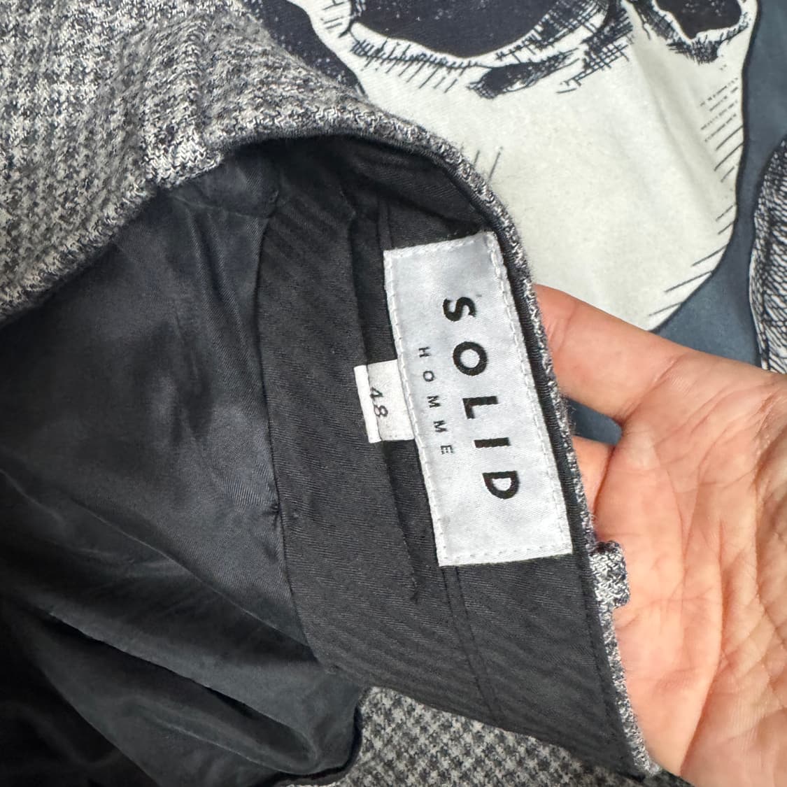 솔리드옴므 울 슬랙스 48사이즈 (32) 상품이미지3