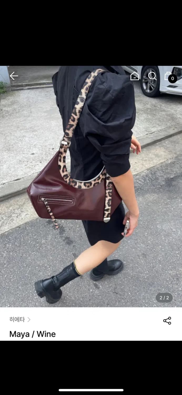 히에타 가방 마야백 와인 / 구매가 165,000 상품이미지1