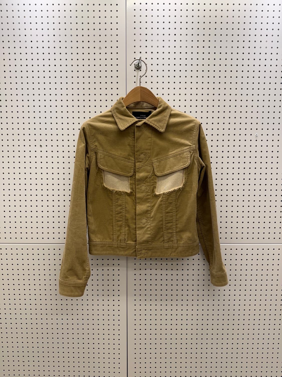 꼼데가르송 코듀로이 디테일 트러커 자켓 U1200 상품이미지2