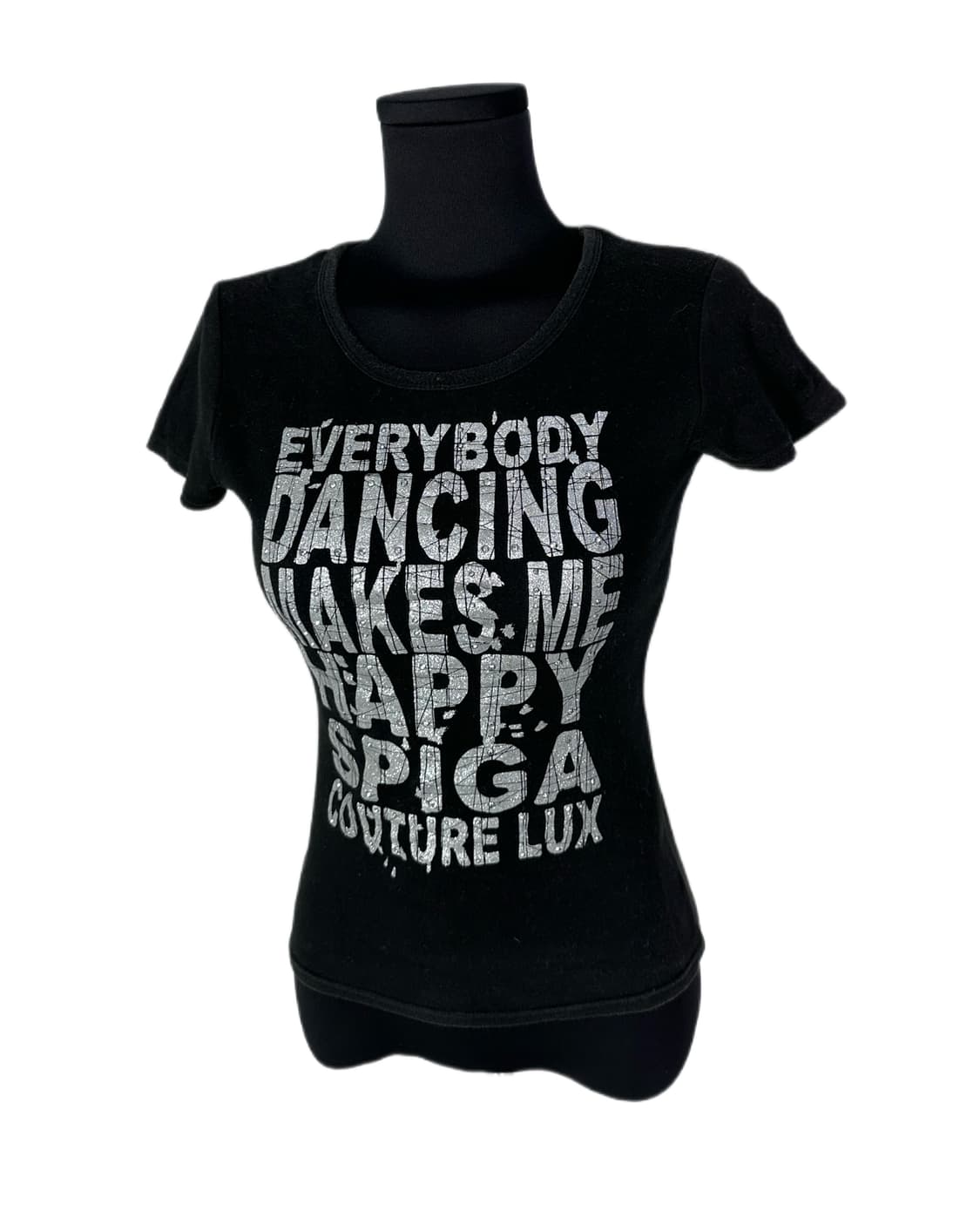 glitter cubic lettering t-shir 상품이미지3
