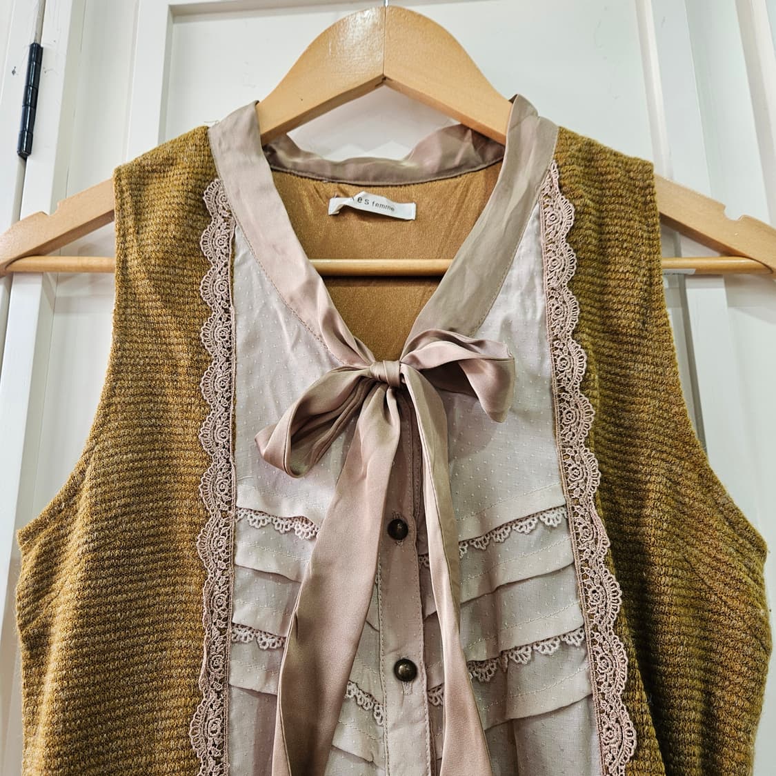 Axes Femme 레이어드 벨트 원피스 상품이미지3