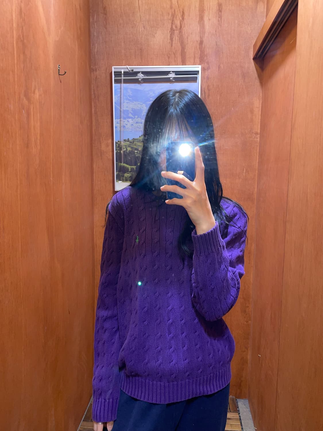 (XL) POLO 폴로 랄프로렌 스포츠 케이블 니트 상품이미지1