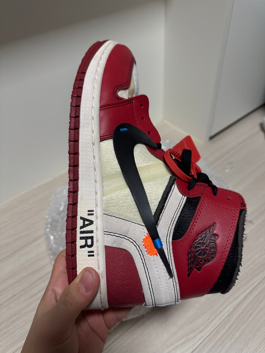 [295] 조던 1 x 오프화이트 레트로 하이 시카고 더 텐 상품이미지2