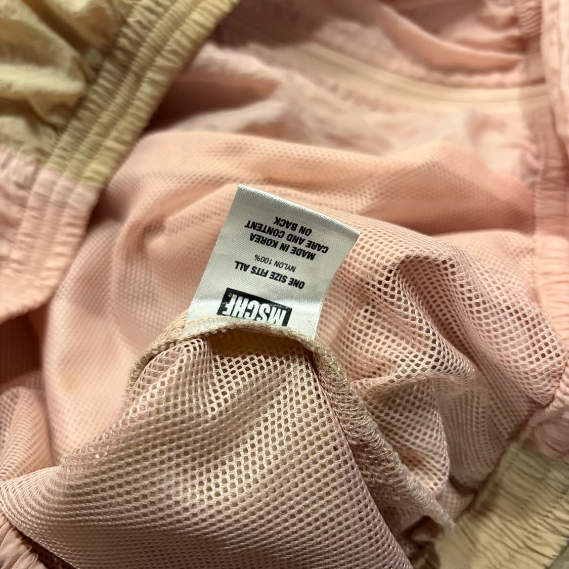 [OS] 미스치프 핑크 나일론 배색 바람막이 자켓 D541 상품이미지8