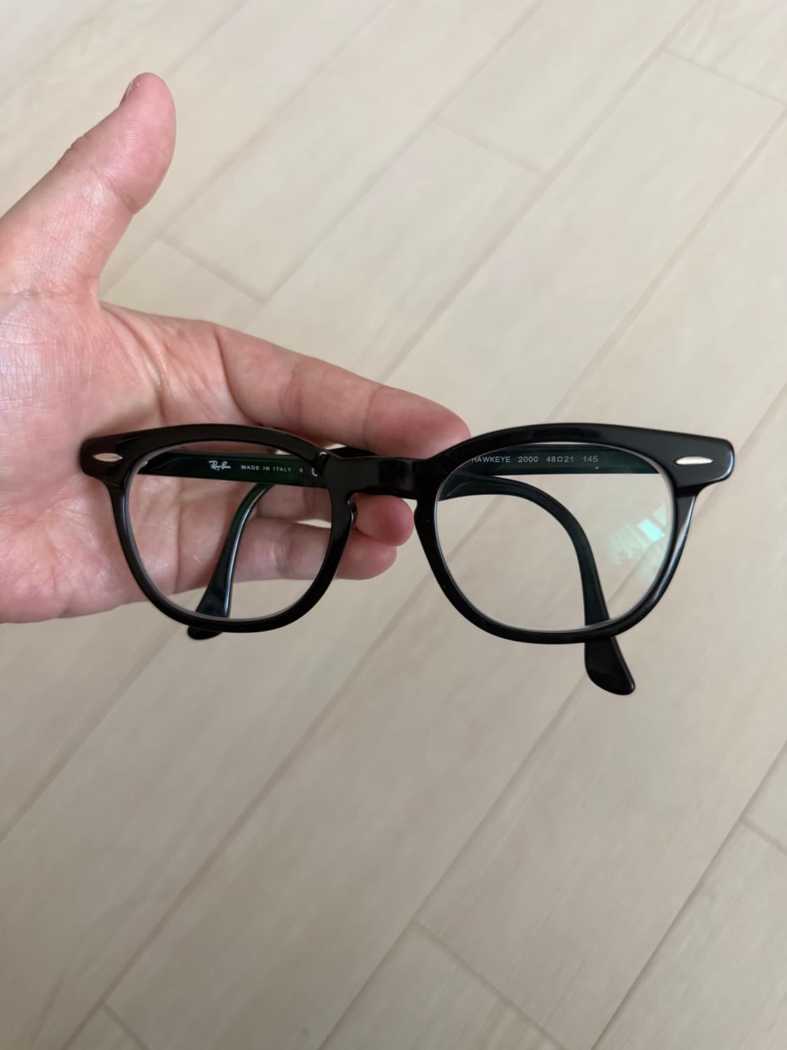 레이벤 호크아이 블랙 48 상품이미지1