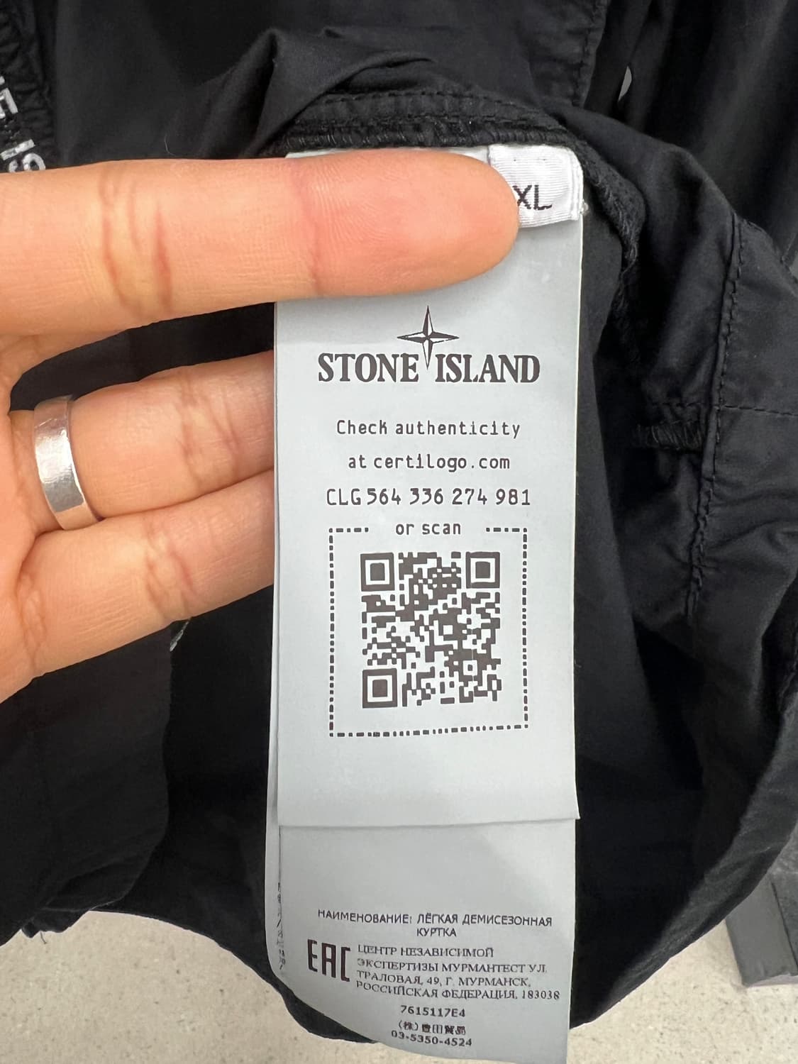 스톤아일랜드 지퍼로고 오버셔츠 상품이미지6