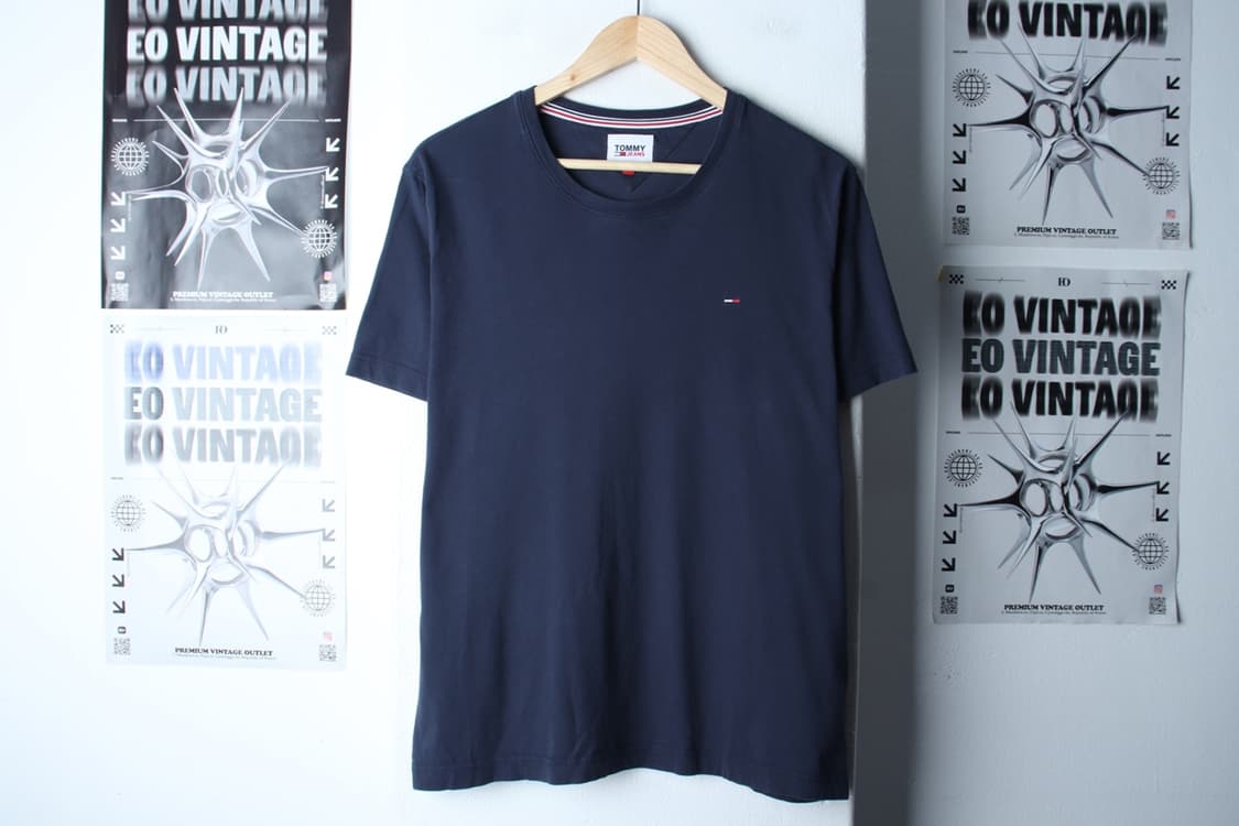 W(2XL) 타미힐피거 반팔 티셔츠 빅사이즈 네이비 기본-H31331 상품이미지2