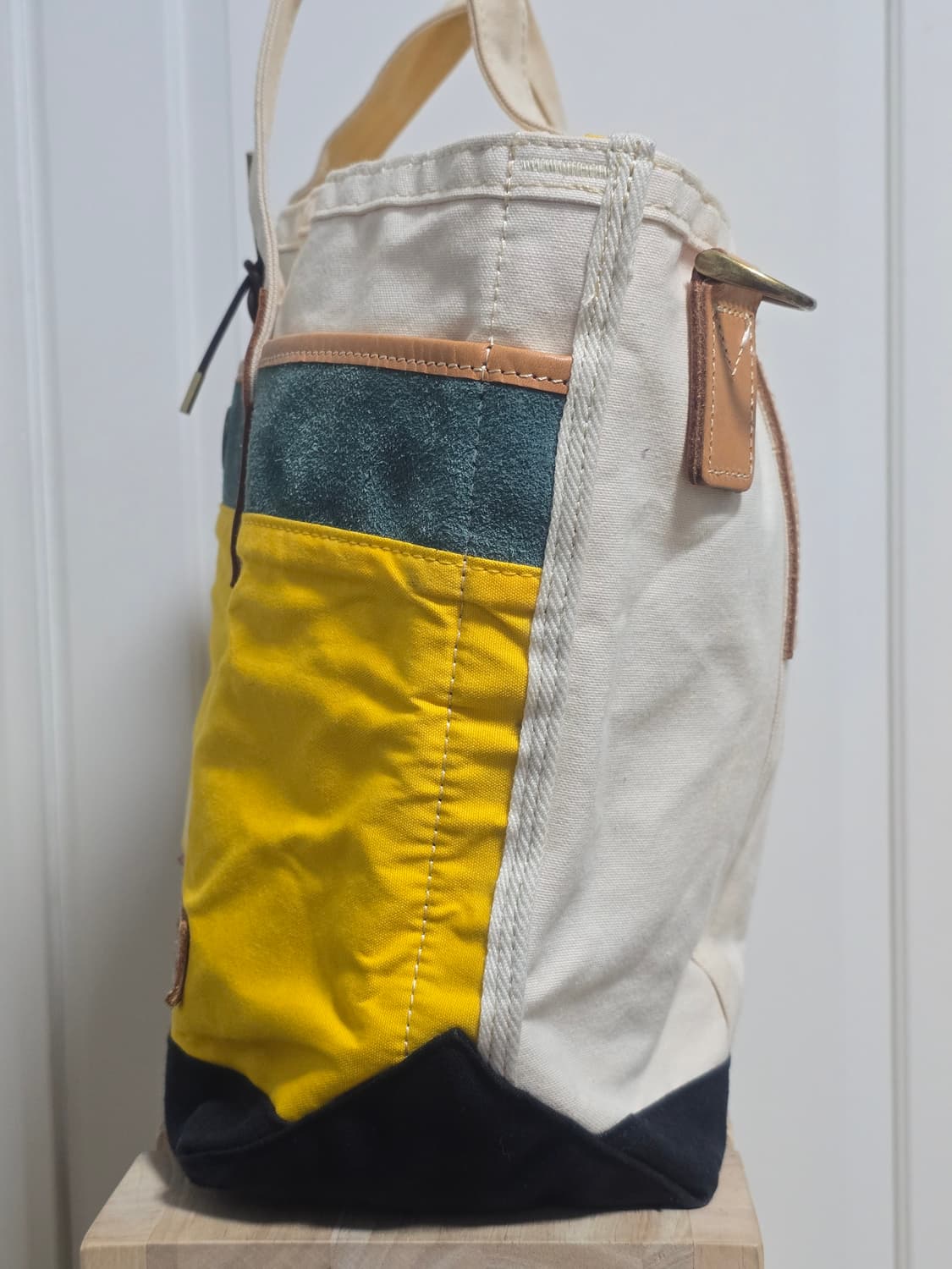 Masterpiece 마스터피스 레더 캔버스 토트백 상품이미지4